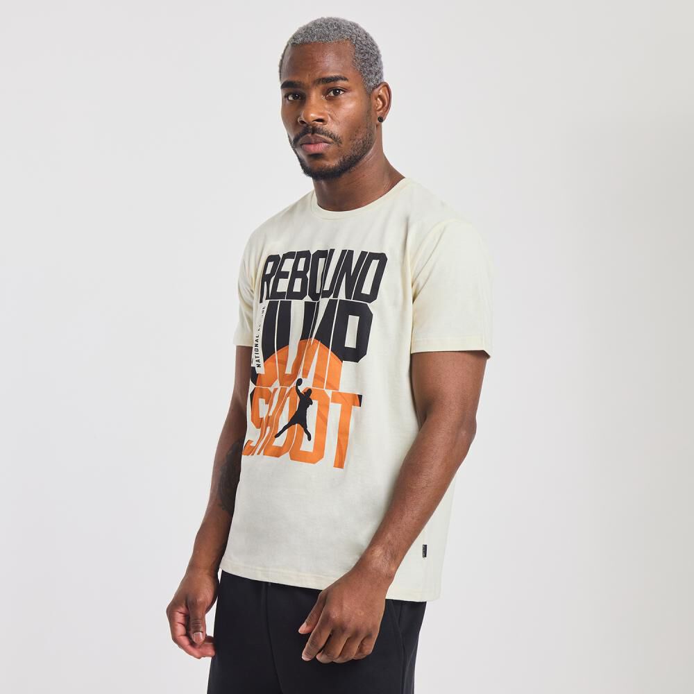 Polera Deportiva Estampada Slim Manga Corta Cuello Redondo Hombre Wetland image number 2.0