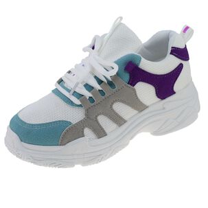 Zapatilla Blanco/morado Via Franca Art. 5lxd6533wpu