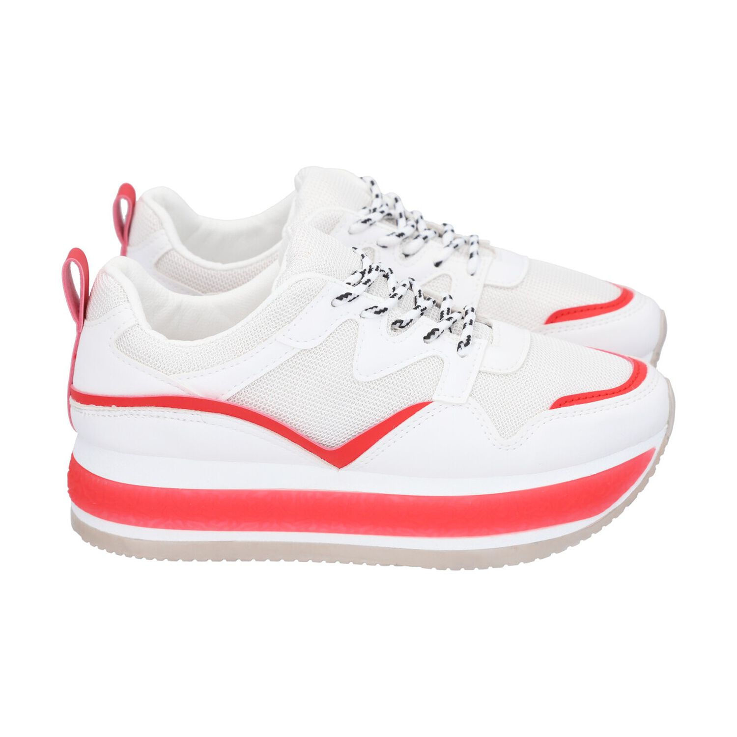 Zapatilla Urbana Mujer Blanco/fluor Amalia Police image number 2.0