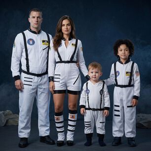 Disfraz Astronauta Cosplay Juego Rol Traje Espacial Ni&ntilde;os