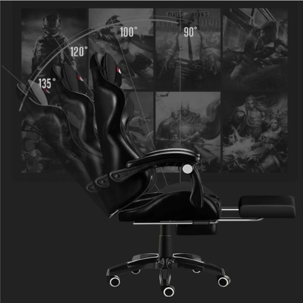 Silla Gamer Ergon&oacute;mica Negra image number 2.0