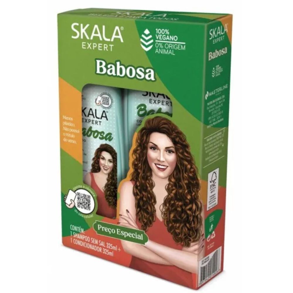 Kit Shampoo Y Acond Babosa Aloe Vera Skala Expert 650ml image number 1.0