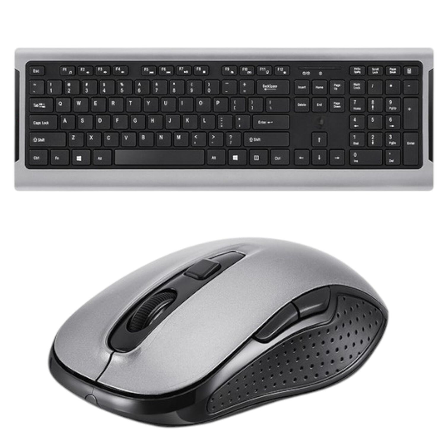 Teclado Y Mouse Inalambrico Teclas Planas Tecmaster Ld100 image number 0.0