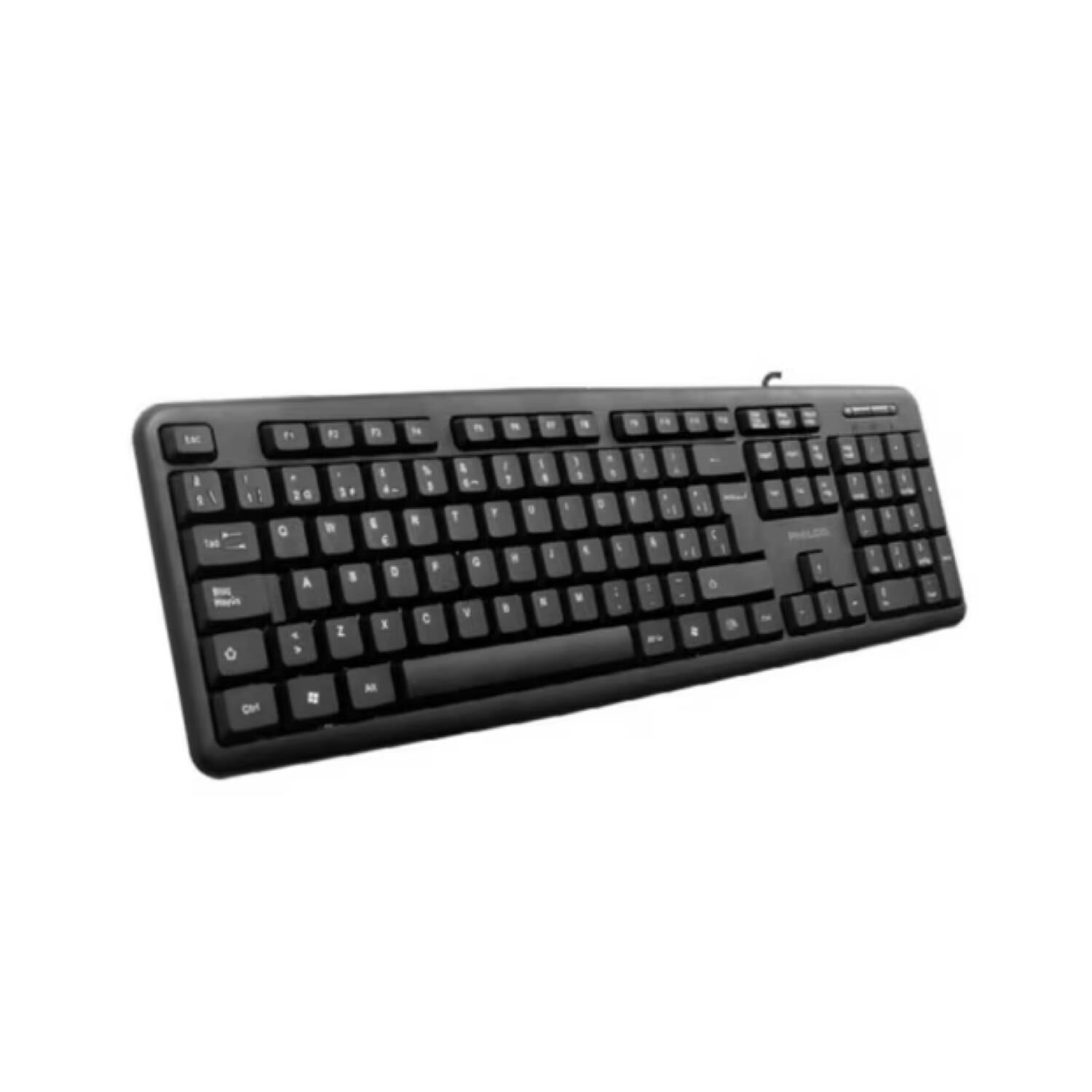 Teclado Standard Usb 105 Teclas Negro image number 1.0