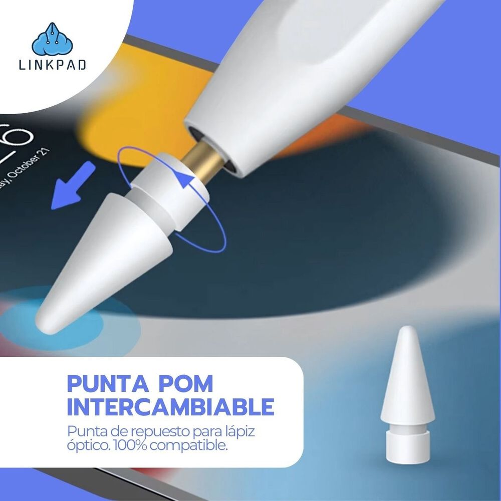 L&aacute;piz Linkpad P10 Pro Para Ipad Palm Reject Inal&aacute;mbrico image number 6.0