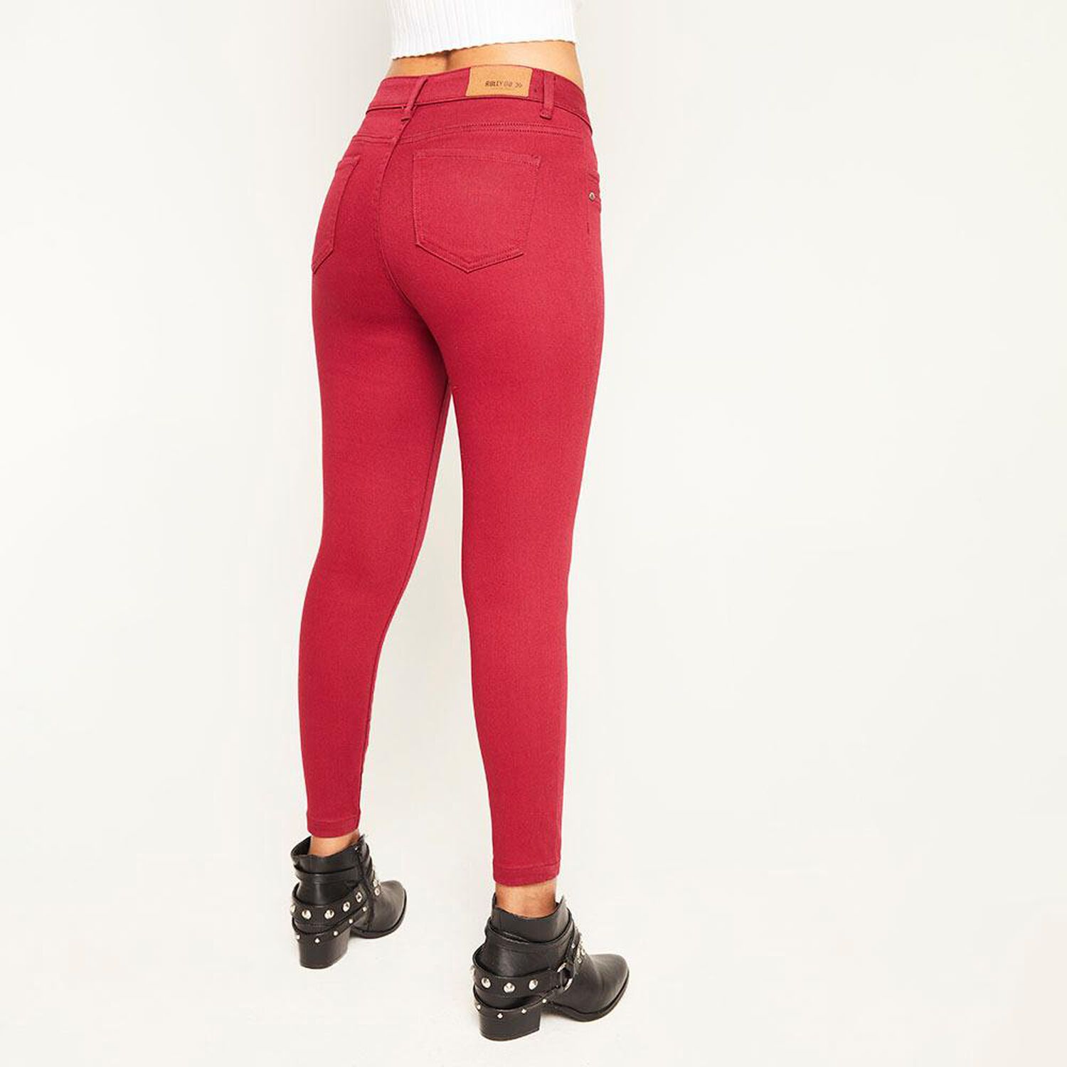 Jeans Tiro Alto Super Skinny Mujer Rolly Go image number 2.0