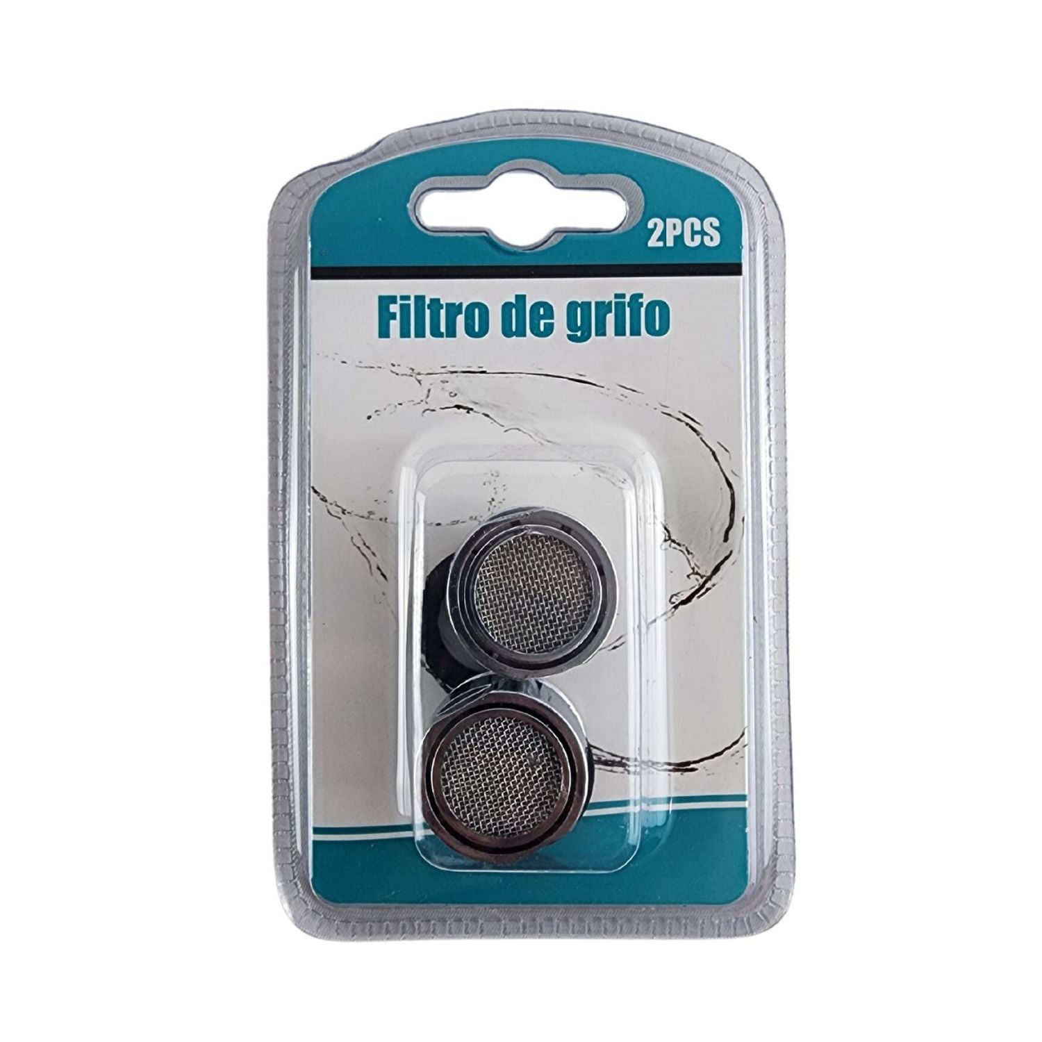 Set Filtro De Grifo 2 Piezas Gris Accesorio Ba&ntilde;o image number 3.0