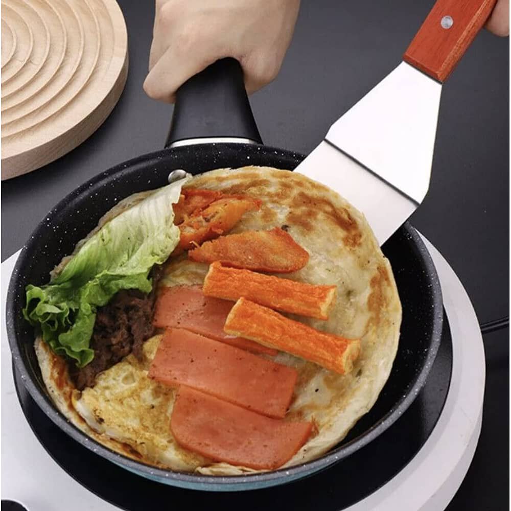 Set 3 Espatulas Churrasqueras Gruesa Asado Cocina Plancha image number 3.0