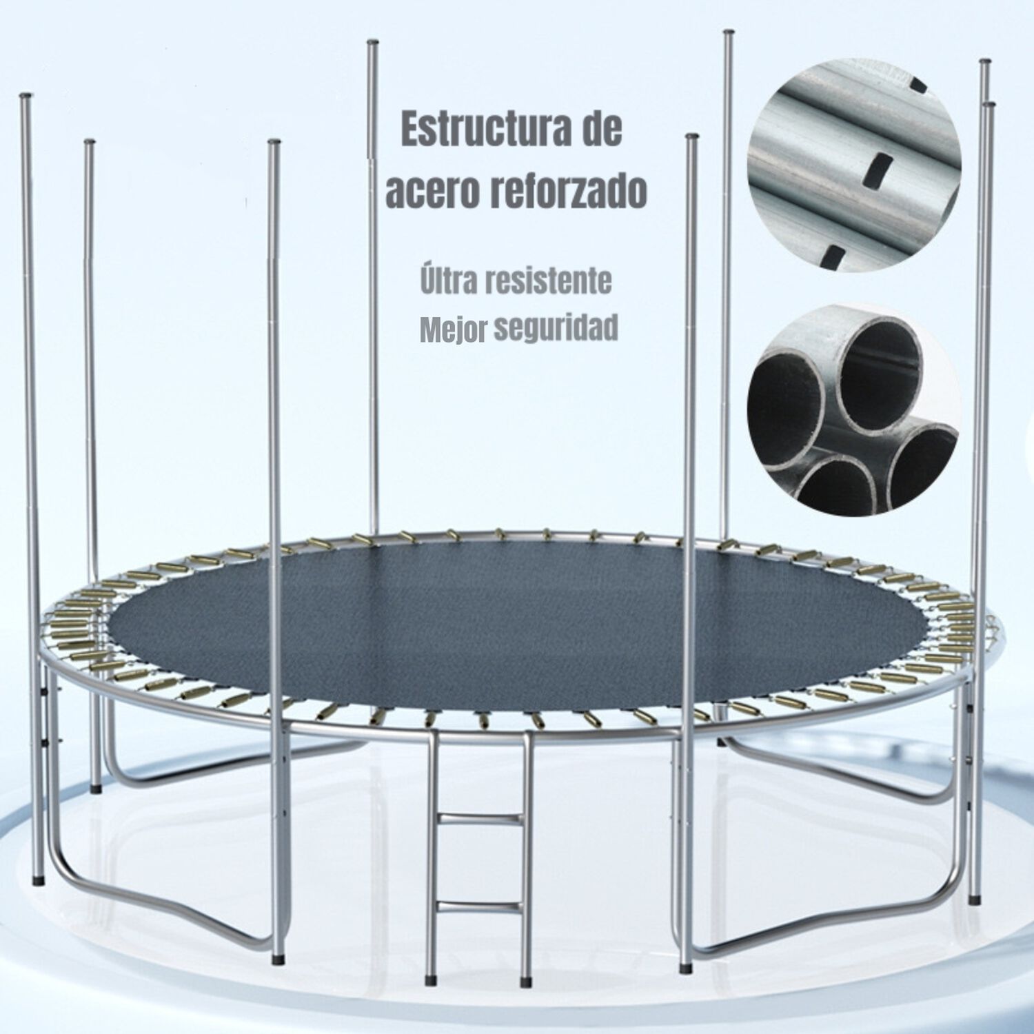 Cama El&aacute;stica Trampoline 305cm Con Escalera Lubabycas image number 5.0