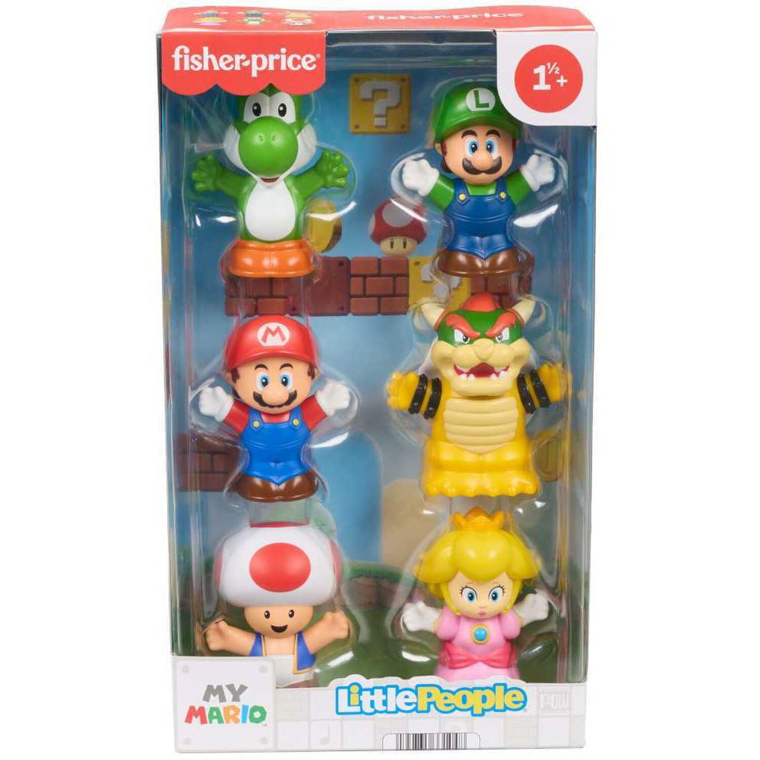 Set De Personajes Little People Nintendo Mario Bross image number 2.0