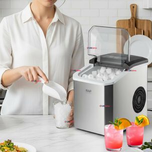 Maquina De Hielo Portátil Potente Hogar Premium