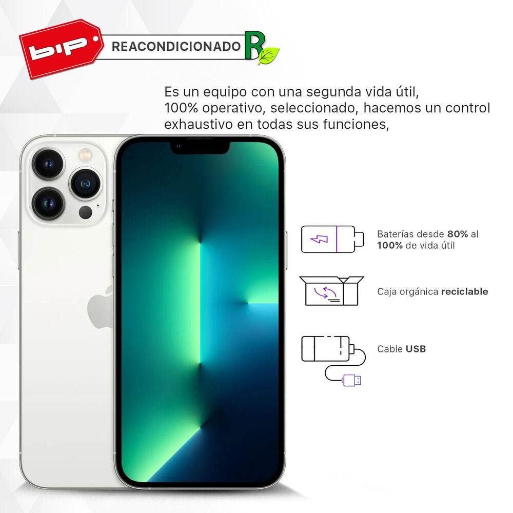 Iphone 13 Pro Silver 512gb - Reacondicionado Grado A image number 0.0