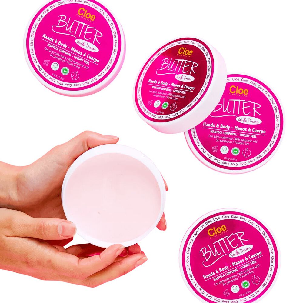 Crema Manos Y Cuerpo Butter Vainilla Dreams Cloe 170gr image number 2.0