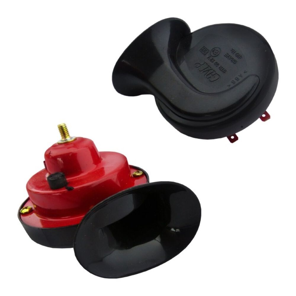 Bocina Para Auto Roja Caracol Gmp Sin Relay El Par En Caja image number 2.0