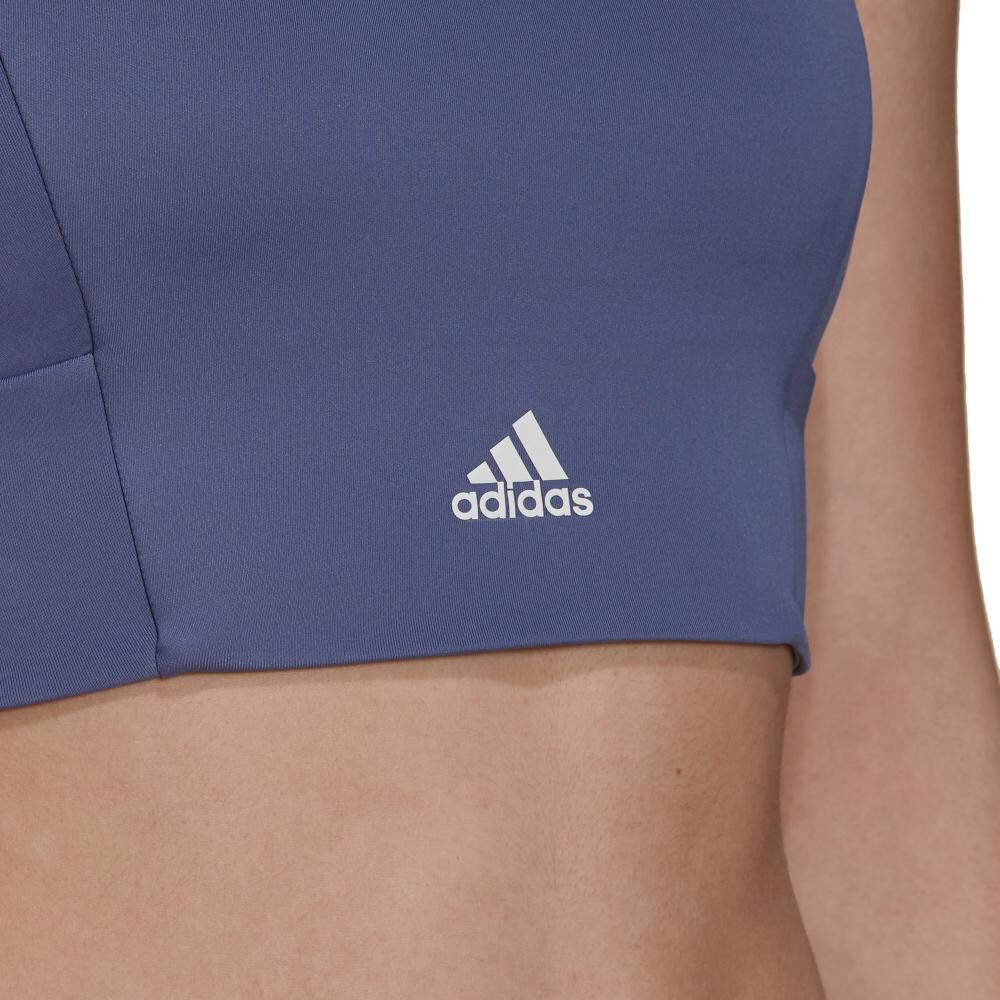 Peto Deportivo Mujer Adidas 3-stripes Padded Sports Crop Top image number 4.0