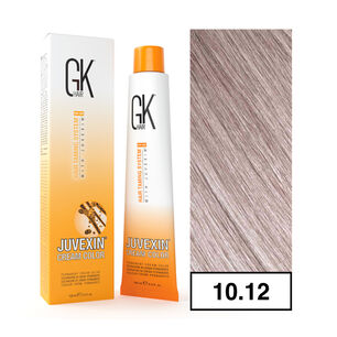 Gkhair - Tintura Cream Color Permanente Vegana 100ml + Oxidante - 10.12 Rubio M&aacute;s Claro Perlado