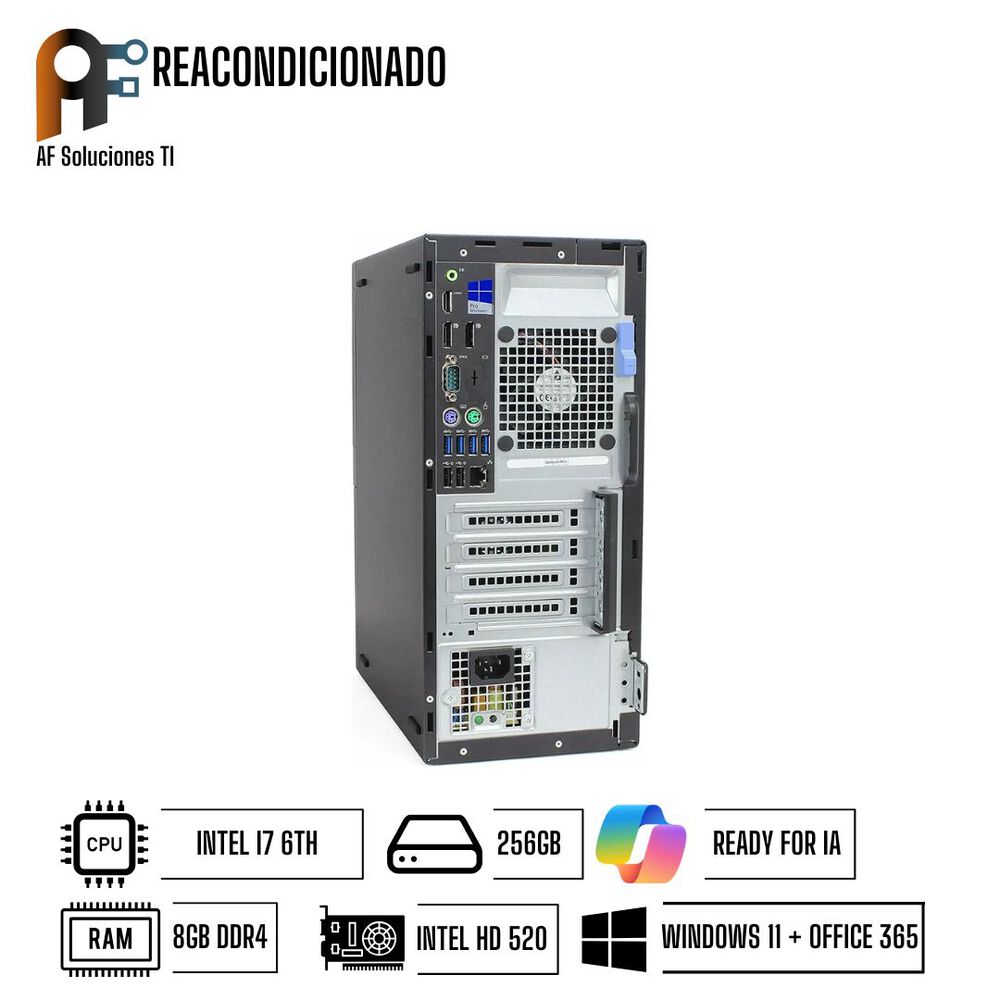Computador Dell 7040 Essential Windows 11 - Office365 Reacondicionado image number 2.0