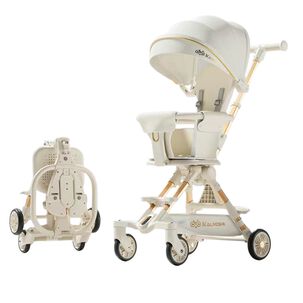 Coche De Paseo &Uacute;ltra Compacto Lubabycas Blanco