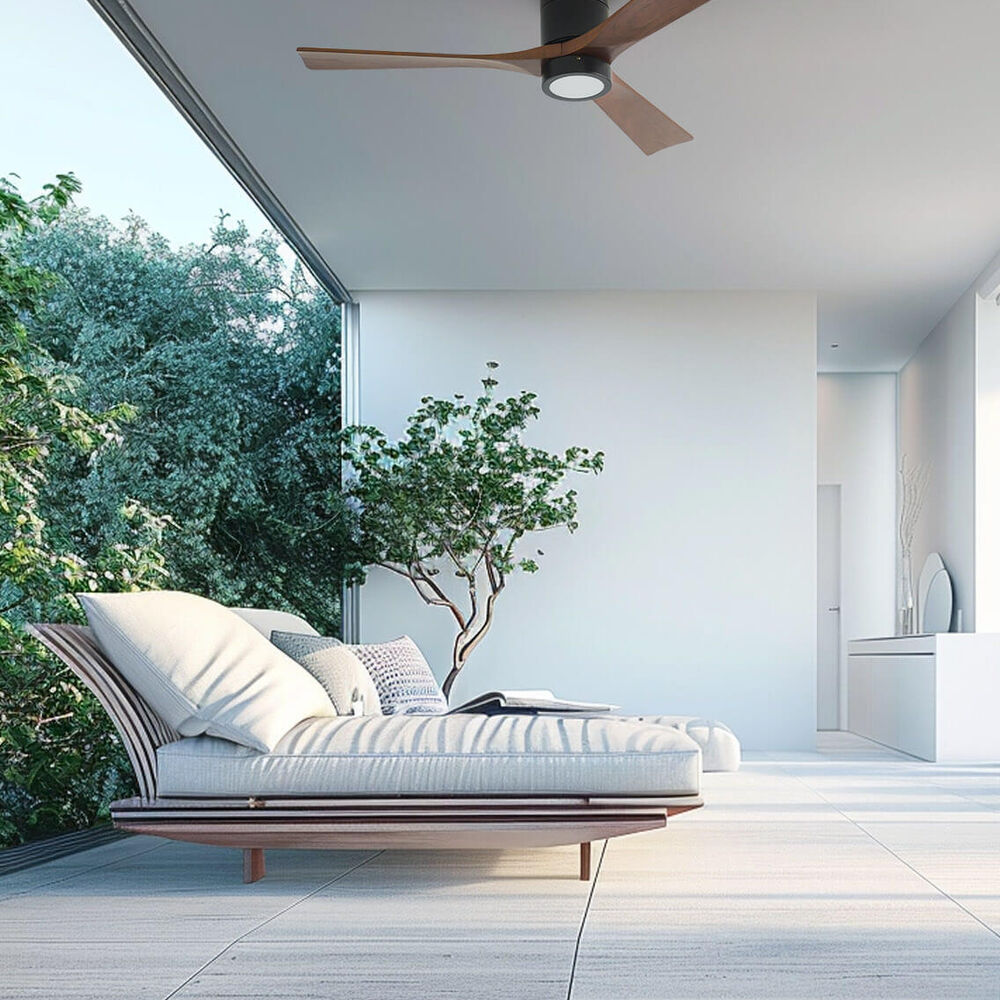 Ventilador De Techo Oslo Nogal Con Iluminaci&oacute;n Led 3 Colores 52 Primaterm image number 3.0