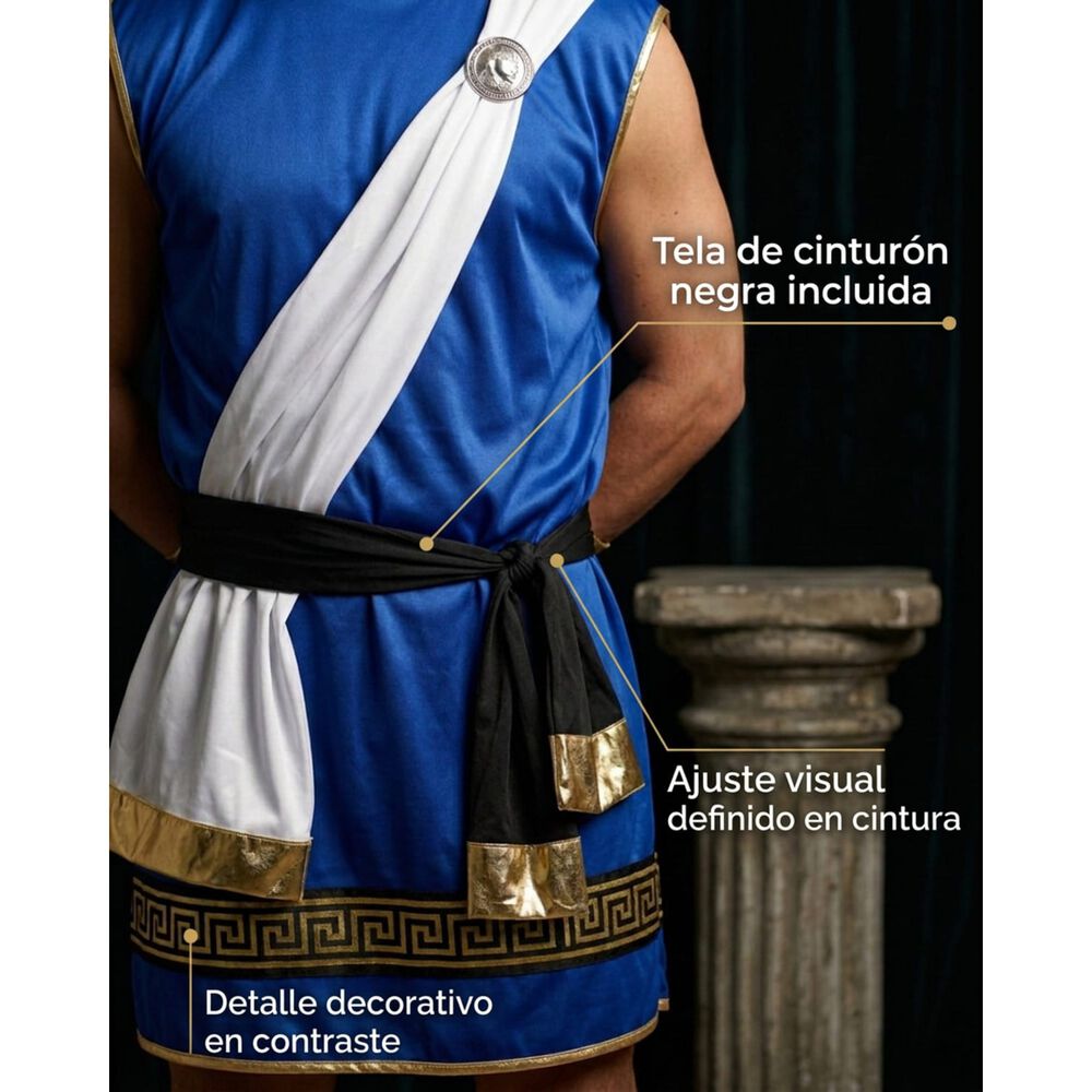 Disfraz Dios Griego Zeus Adulto image number 3.0