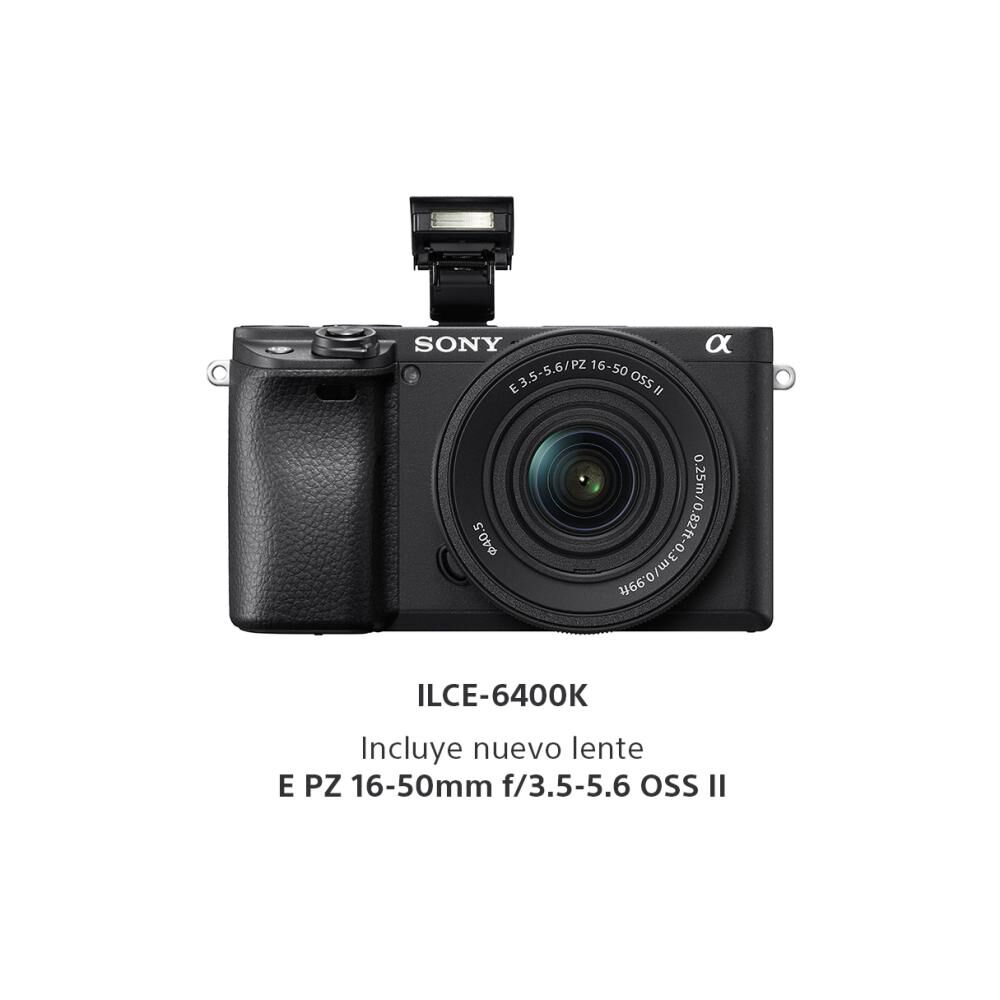 C&aacute;mara Semiprofesional Sony ILCE-6400KBQE38 image number 0.0