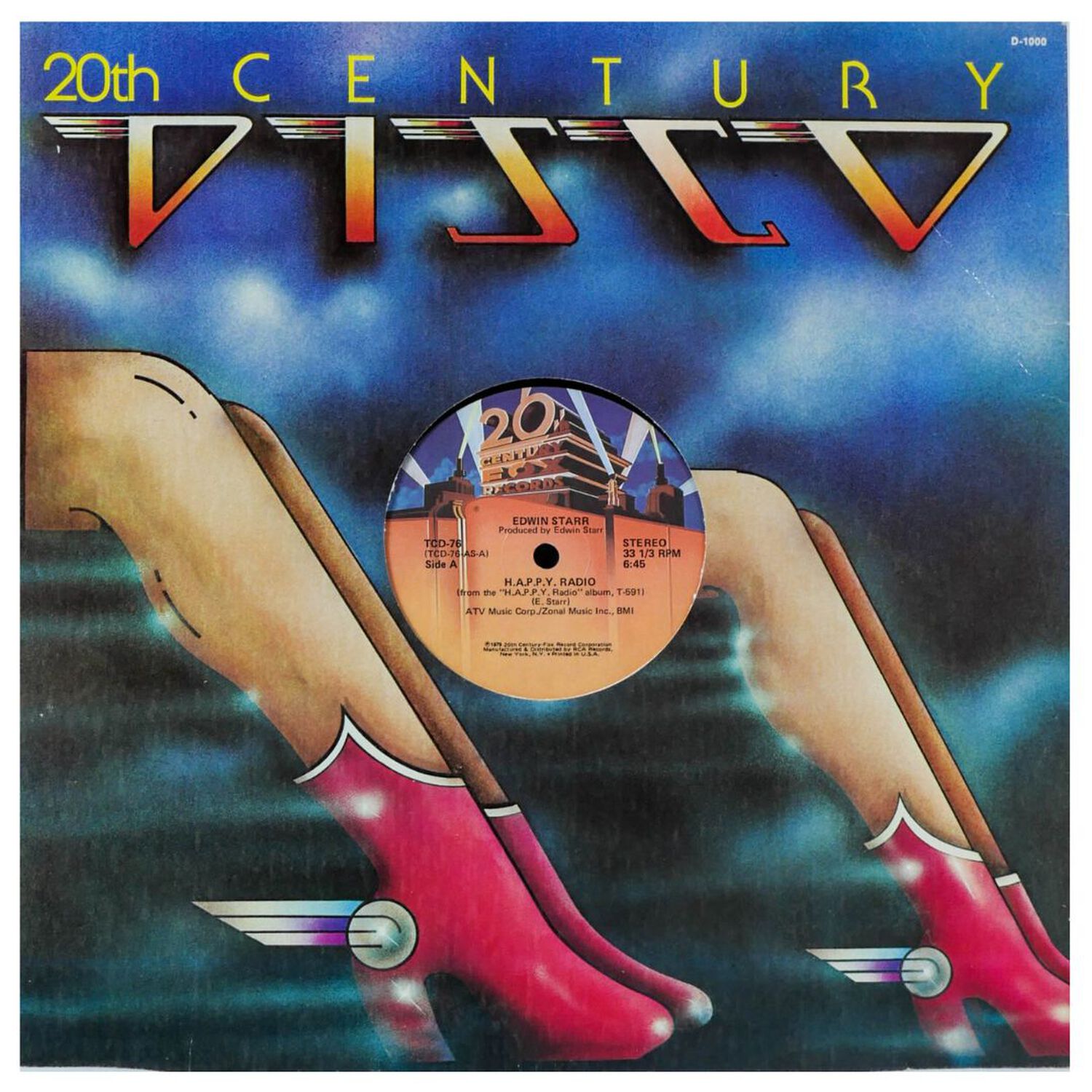 Edwin Starr - H.a.p.p.y. Radio | 12" Maxi Single Usado image number 0.0