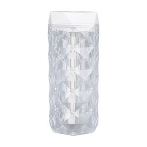 Mini Humidificador De Niebla Cristal Con Luz Ambiente 900ml