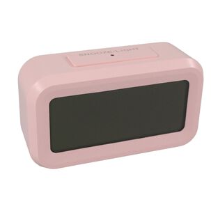 Reloj Digital Lcd Rosado Con Alarma Y Termómetro - Ps