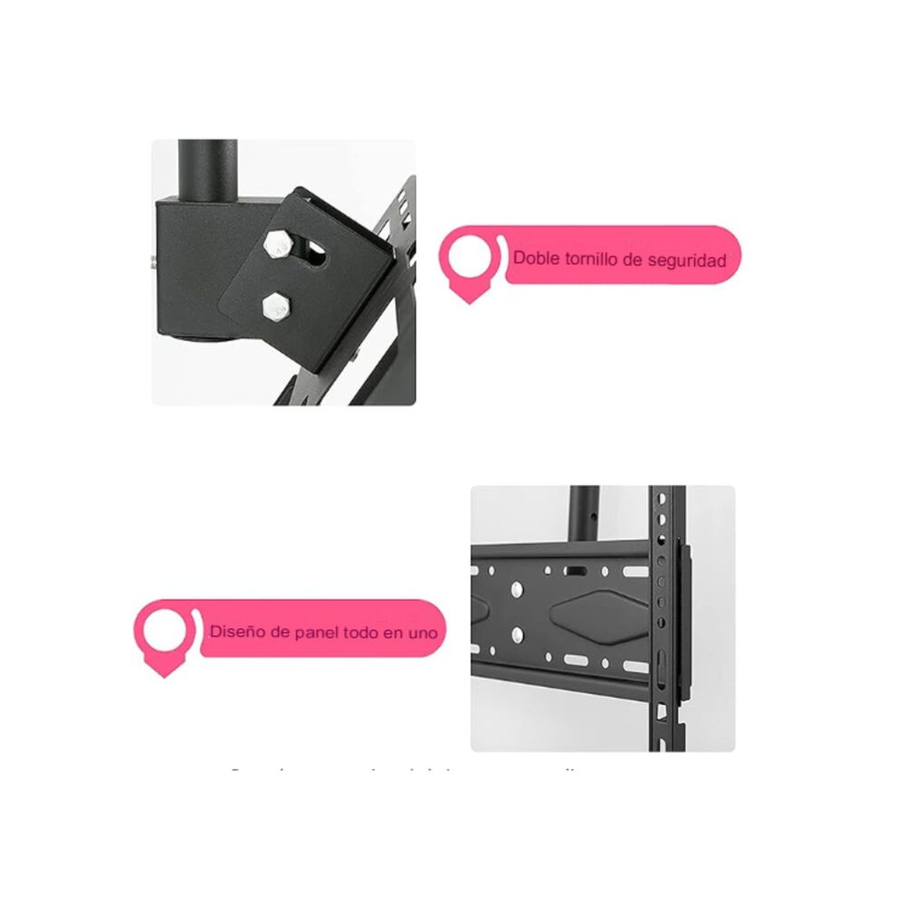 Soporte Tv Techo O Pared Ajustable 20 A 55" Rotaci&oacute;n 360&deg; image number 4.0