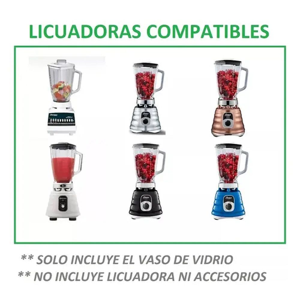 Vaso Vidrio 1.25lt Para Licuadoras Oster Blstaj-gts image number 2.0