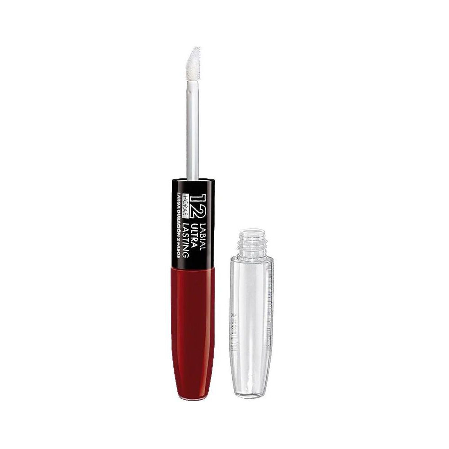 Labial 2 Pasos Ultra Lasting 12 Horas Red 1 Petrizzio image number 0.0