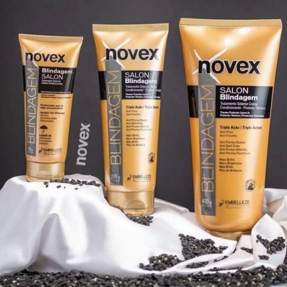 Protector Termico Reparador Blindagem Finalizador Novex 90gr image number 3.0