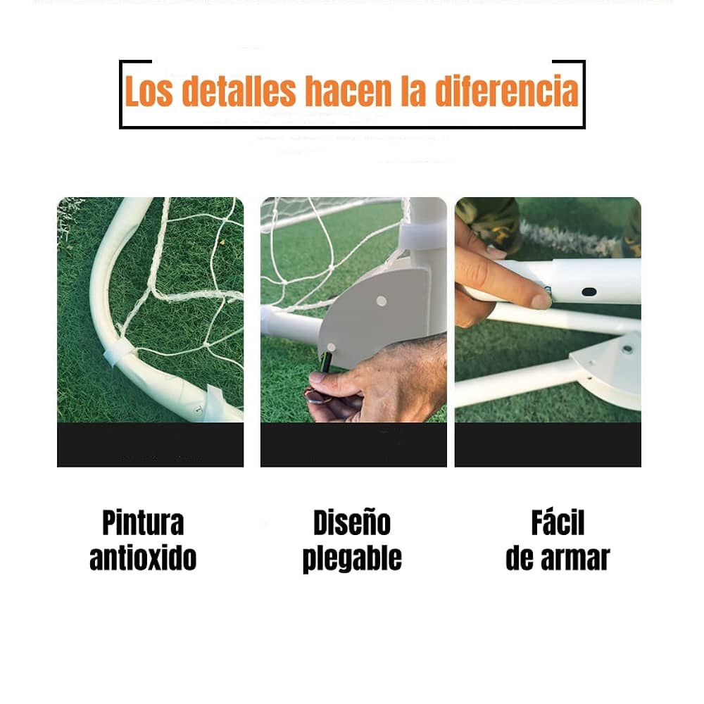 Arco De F&uacute;tbol 183x91cm Con Bolso De Transporte Lubabycas image number 5.0