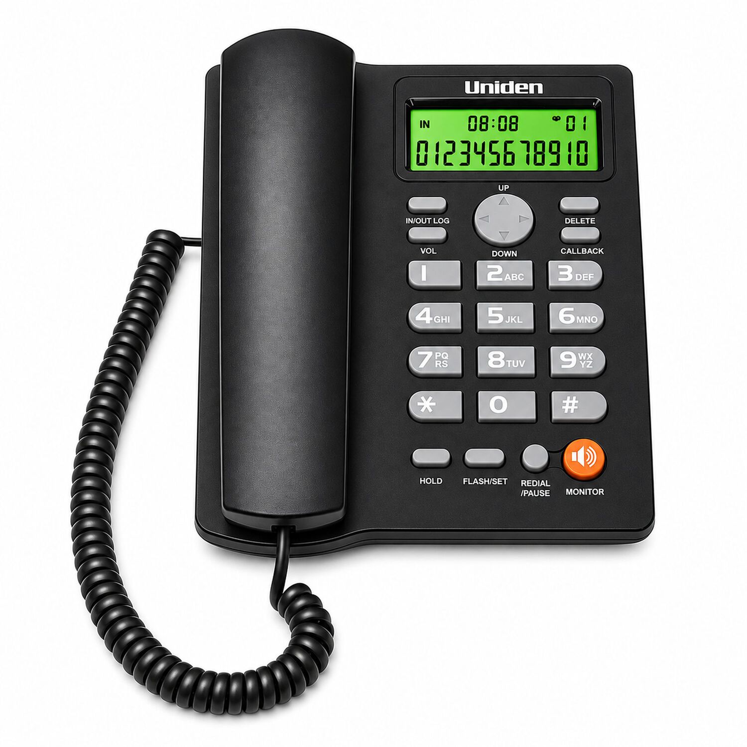 Tel&eacute;fono Uniden As7413 Manos Libres Botones Grandes Lcd image number 3.0
