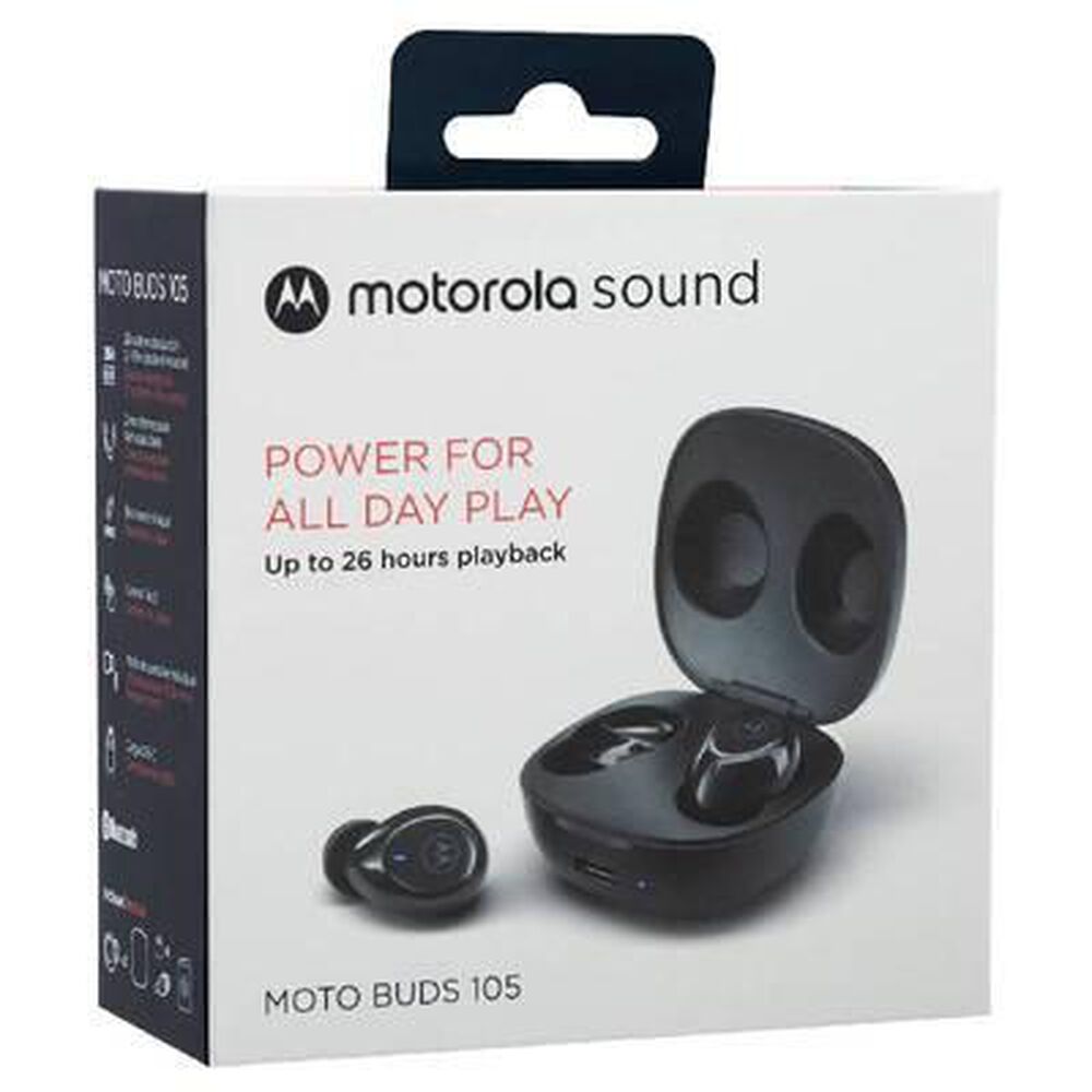 Audifono Motorola Moto Buds 105 True Wireless Black image number 2.0