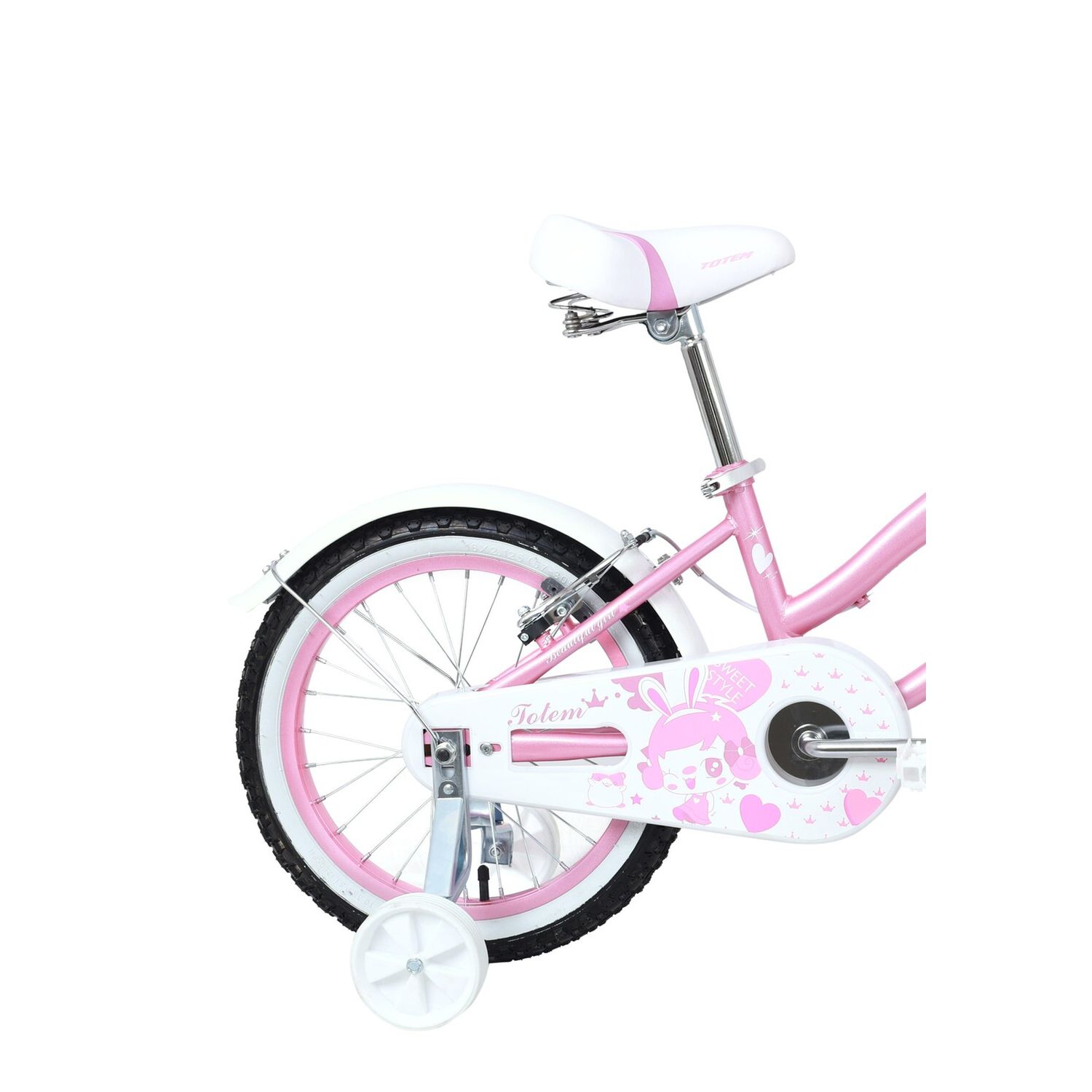Bicicleta Totem Infantil Aro 16 Little Rouse Color Rosado image number 2.0
