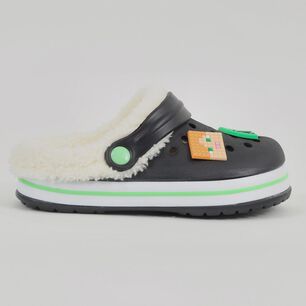 Pantuflas Chiporro Ni&ntilde;o Minecraft Negro