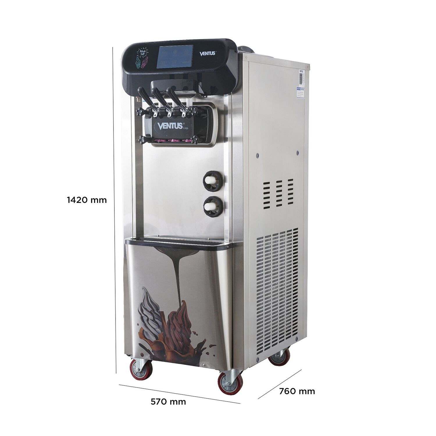 Ventus M&aacute;quina De Helado Soft Pedestal 40 Lts/h image number 2.0