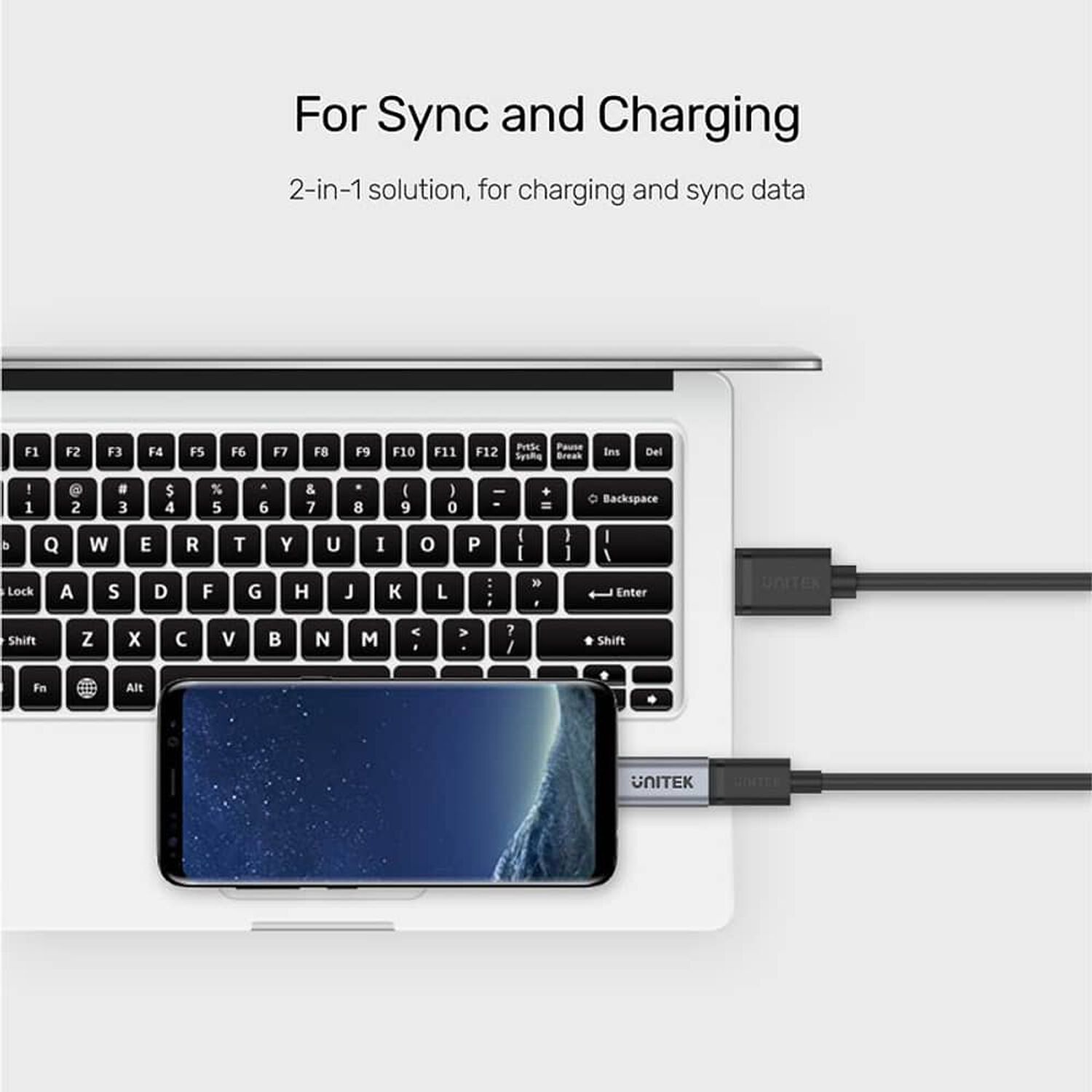 Adaptador Usb Tipo C A Micro Usb High Speed Q . C Y-a027agy image number 3.0