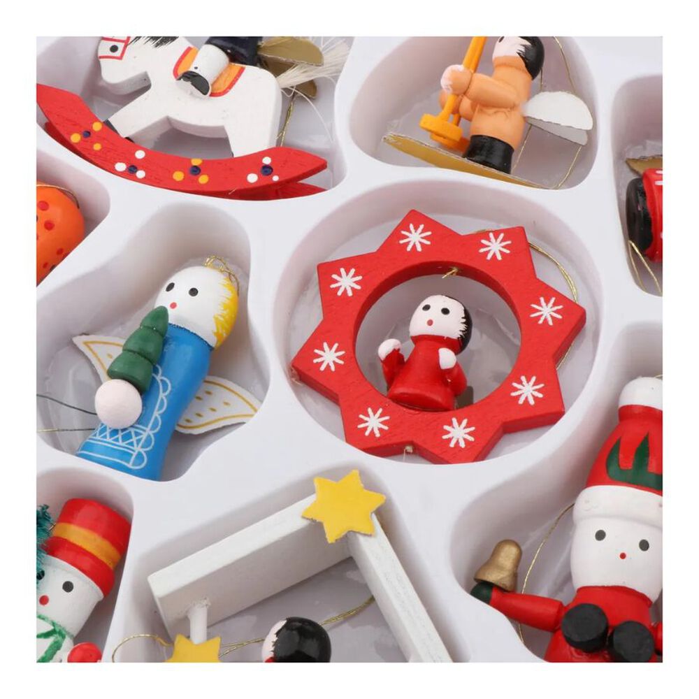 Adornos Colgantes Para Arboles De Navidad 12 Pcs image number 1.0
