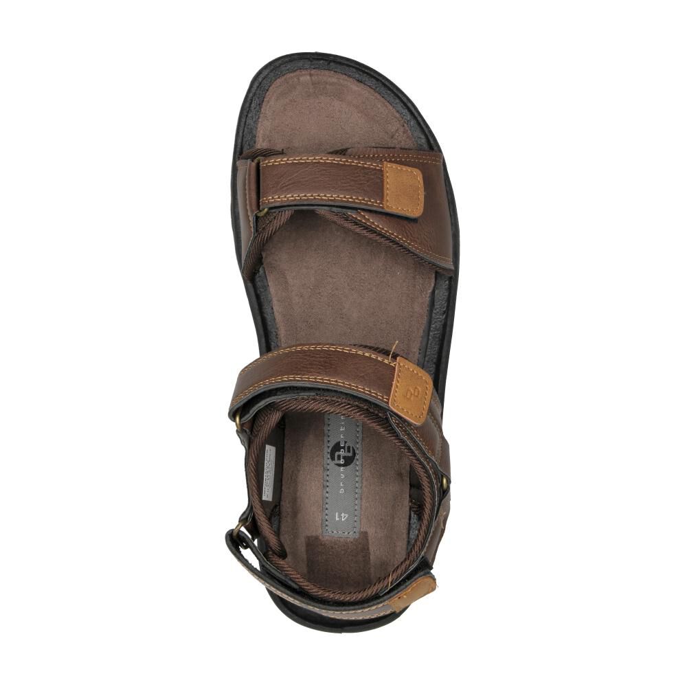 Sandalia Hombre Bruno Bertini Brown image number 4.0