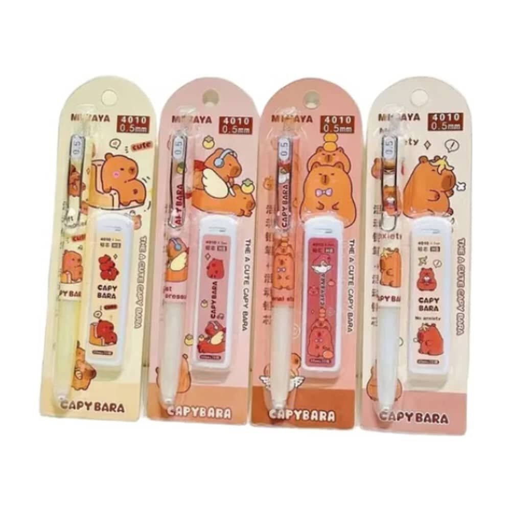Set 2 L&aacute;pices Portamina De Capybara image number 1.0