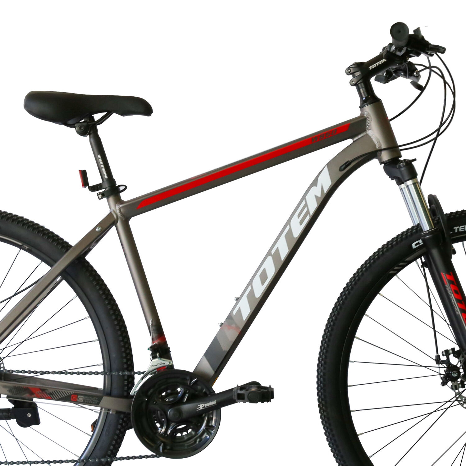Bicicleta Totem Mtb Aro 27,5x19 Mod W860 Gris image number 3.0