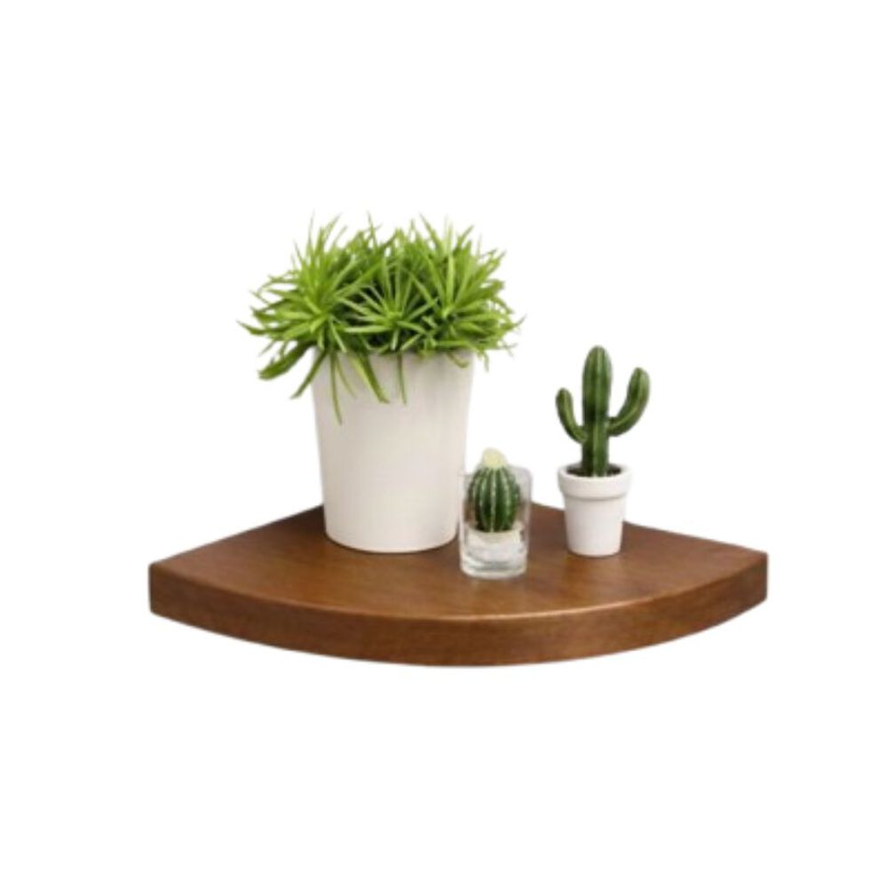 Repisa Esquinera Flotante Decorativa Cafe 45cmx30xc3.8cm image number 0.0