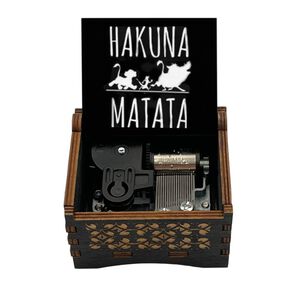 Caja Musical Canci&oacute;n Hakuna Matata - El Rey Le&oacute;n