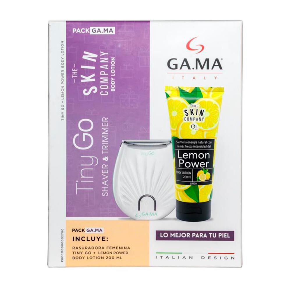 Combo Afeitadora Tiny + Crem Limon Gama image number 0.0