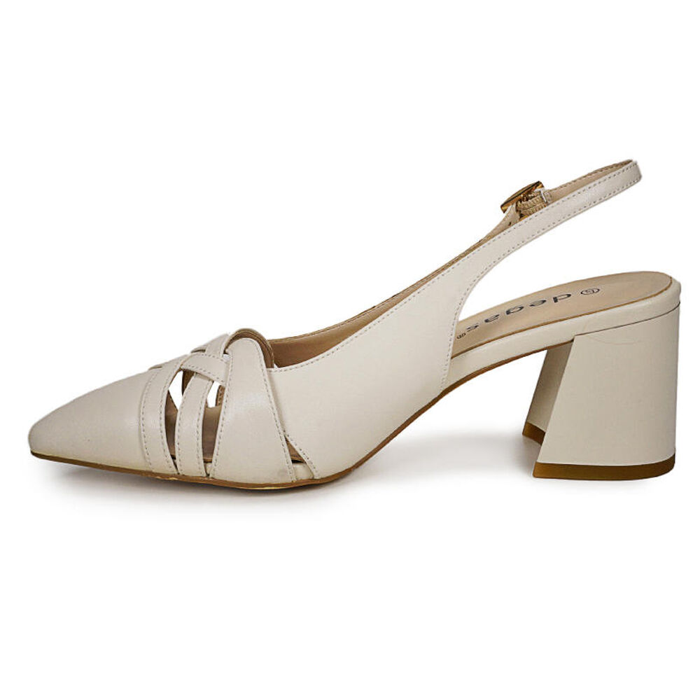 Zapato Cuero Babette Beige image number 4.0