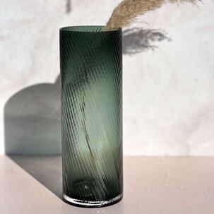 Florero Berna Verde 25x9 Cm