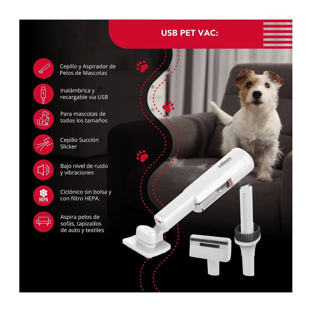 Cepillo & Aspiradora Thor Cordless Usb Pet Vac image number 1.0
