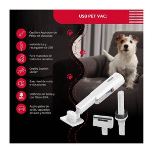 Cepillo & Aspiradora Thor Cordless Usb Pet Vac